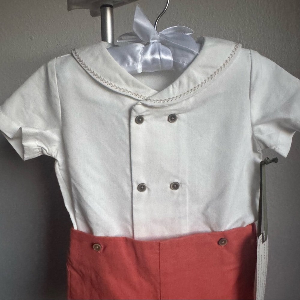 NWT Edgehill Collection x Kristin Ellen Hockman Augie Sailor Collar & Shorts Set - Picture 6 of 9